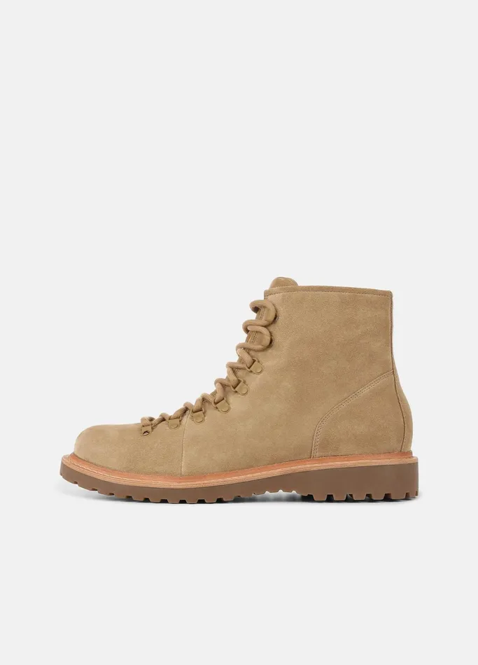 Vince Boots Men Safi Suede Lug Boot New Camel