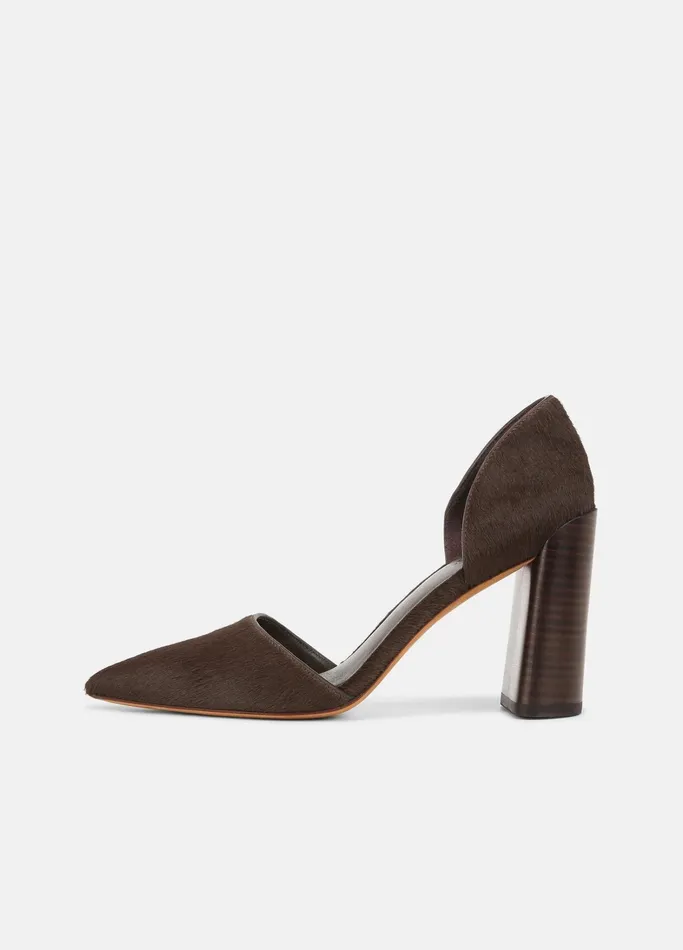 Vince Heels Women Prim Calf Hair Pump Clove