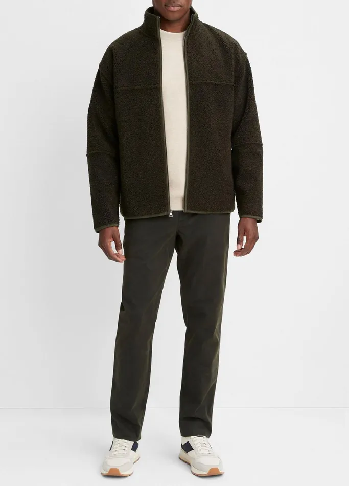 Vince Jackets and Outerwear Men Sherpa Jacket Moss Green