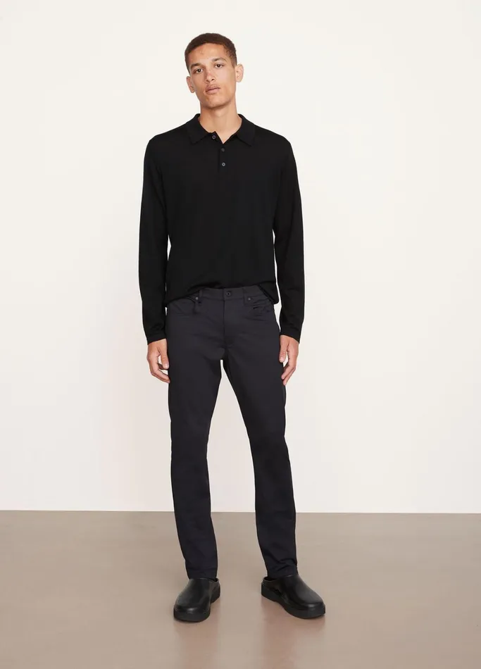 Vince Pants and Shorts Men Dylan 5Pocket Traveler Pant Black