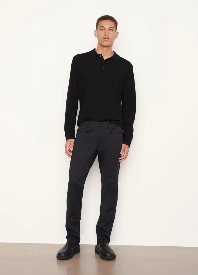 Vince Pants and Shorts Men Dylan 5Pocket Traveler Pant Black