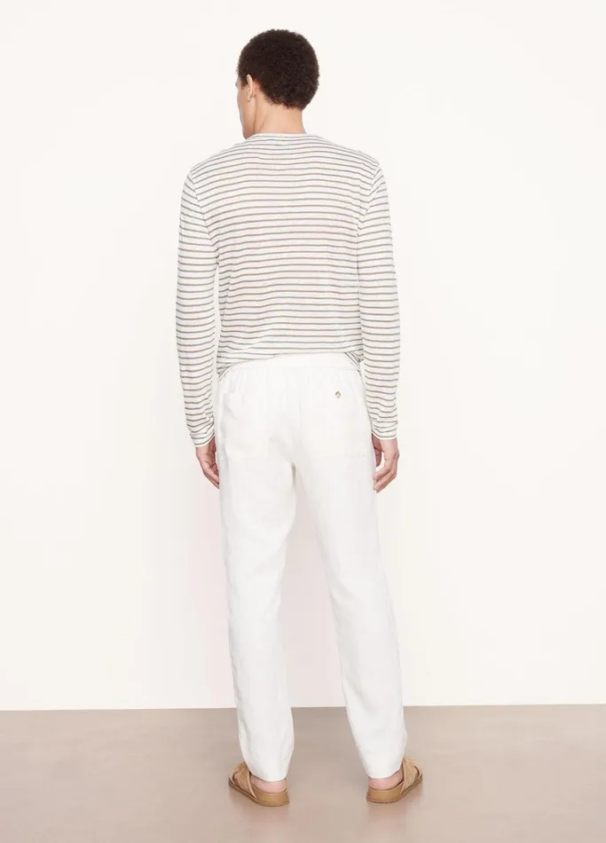 Vince Pants and Shorts Men Lightweight Hemp Pant Bone