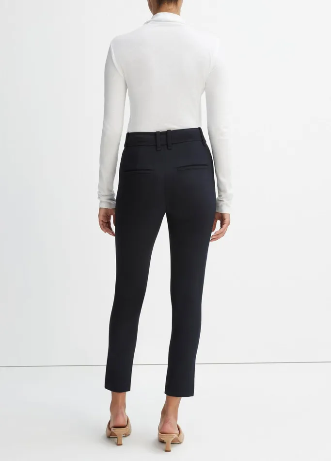 Vince Pants and Shorts Women High Rise Cigarette Pant Coastal Blue
