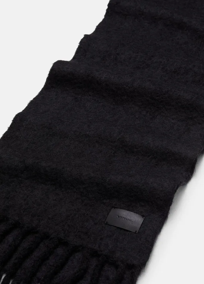 Vince Scarves Hats and Gloves Women AlpacaBlend Scarf Black