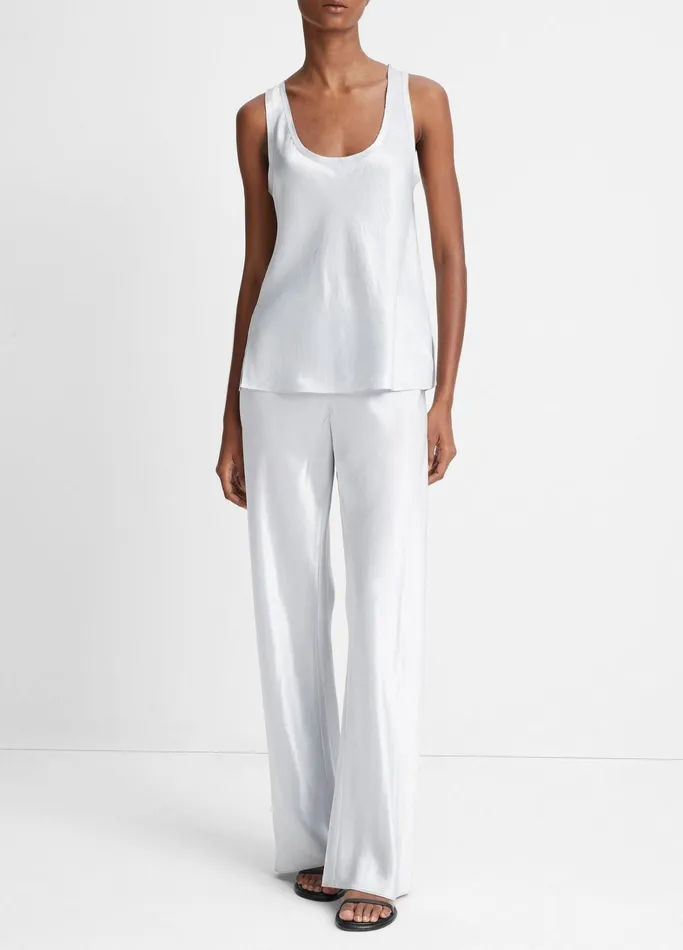 Vince Shirts and Tops Women RawEdge Tank Silverstone