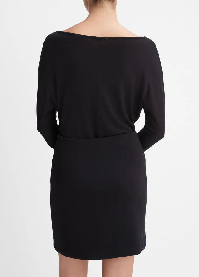 Vince Skirts Women Mini Skirt Black