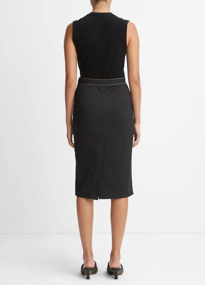 Vince Skirts Women PullOn Pencil Skirt Black