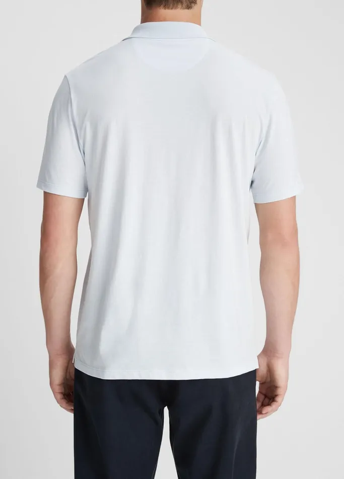 Vince TShirts and Polos Men Pima Cotton ShortSleeve Polo Shirt Glacier