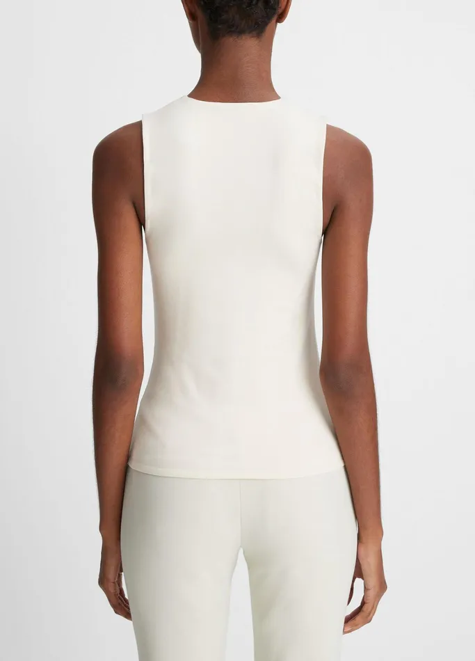 Vince TShirts Women StretchJersey Shell Feather