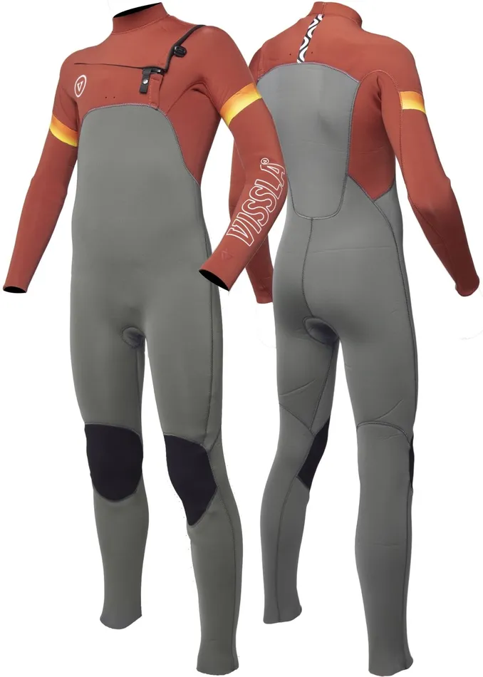 Wetsuits 7 Seas Boys Raditude 43 Full Chest Zip Wetsuit Rust 8211 Vissla Youth Wetsuits 7 Seas Boys Raditude 43 Full Chest Zip Wetsuit Rust 8211 Vissla Youth
