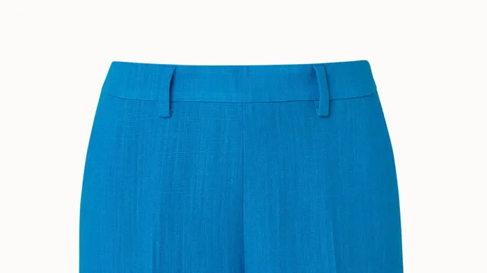 Wide Leg Linen Wool Crpe DoubleFace Pants Alpsee Women Akris Pants