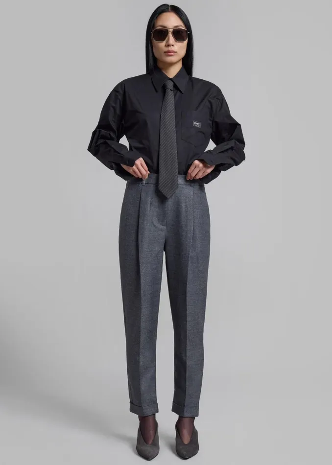 Women 31 Phillip Lim Carrot Pant 8211 Grey Melange The Frankie Shop Bottoms