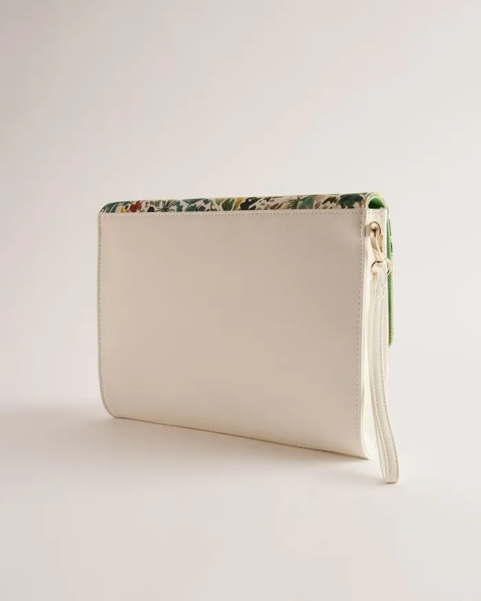 Women ABBBI 8211 Floral Print Envelope Clutch Bag Cream Ted Baker Icon Bags and Signature Bags Women ABBBI 8211 Floral Print Envelope Clutch Bag Cream Ted Baker Icon Bags and Signature Bags