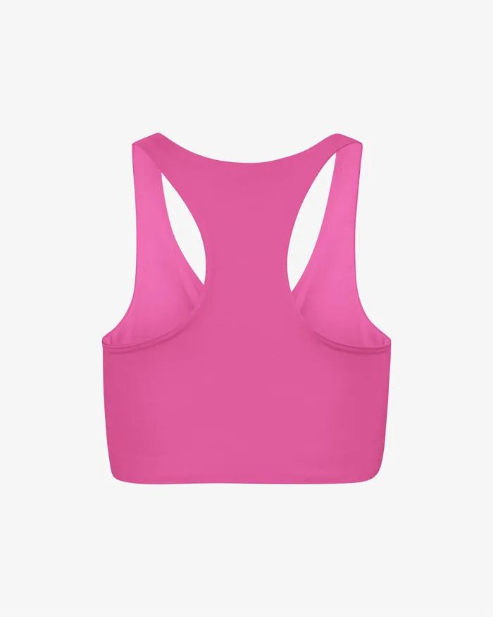 Women Active Cropped Bra 8211 Bubblegum Pink Sports Bras Colorfulstandard