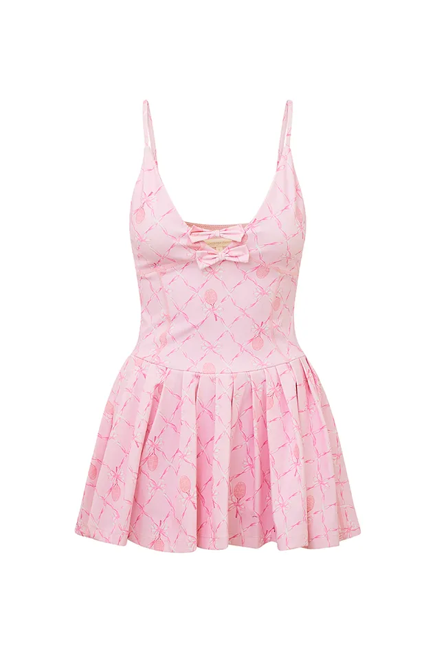 Women Active LoveShackFancy Hubert Active Dress Candy Lipstick