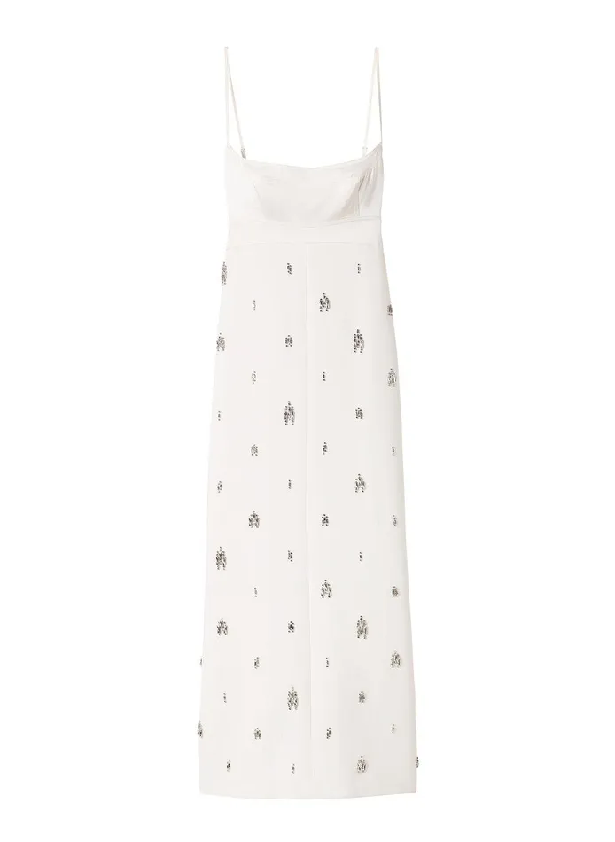Women Alana Embellished Midi Dress White ALC Dresses