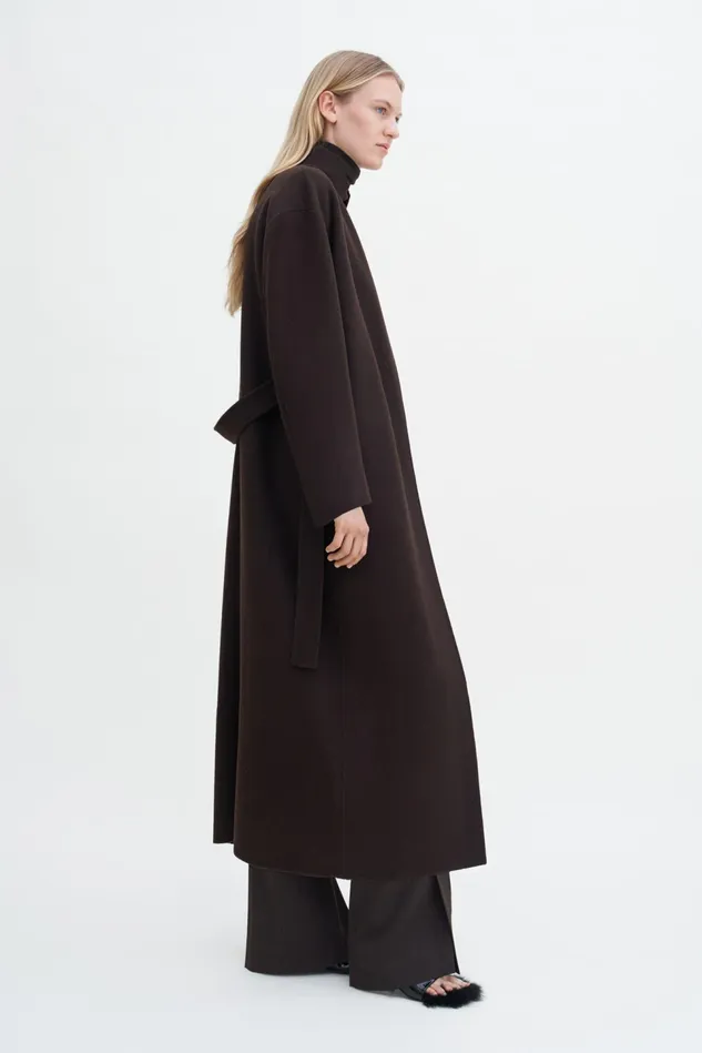 Women Alexa Coat Dark Chocolate Filippa K Outerwear