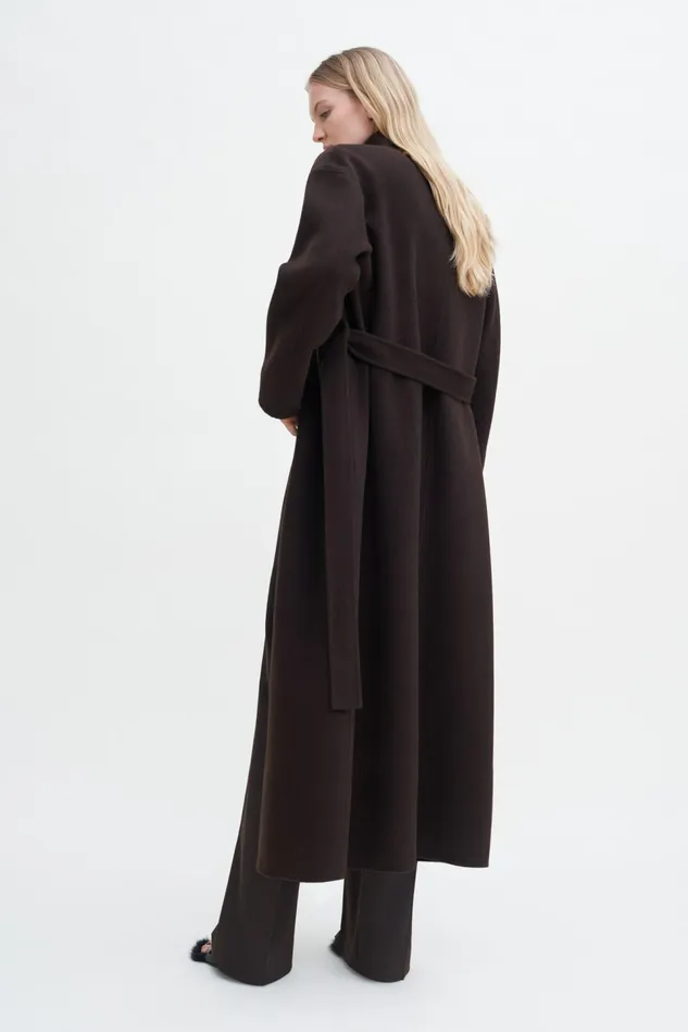 Women Alexa Coat Dark Chocolate Filippa K Outerwear