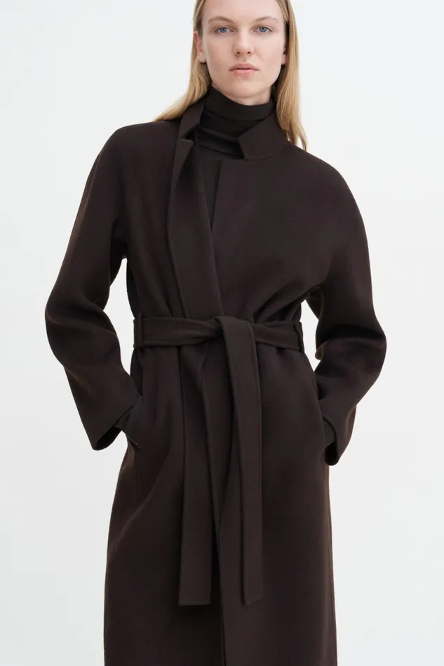 Women Alexa Coat Dark Chocolate Filippa K Outerwear
