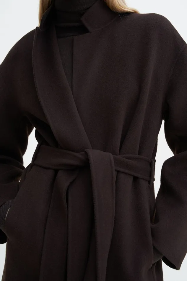 Women Alexa Coat Dark Chocolate Filippa K Outerwear