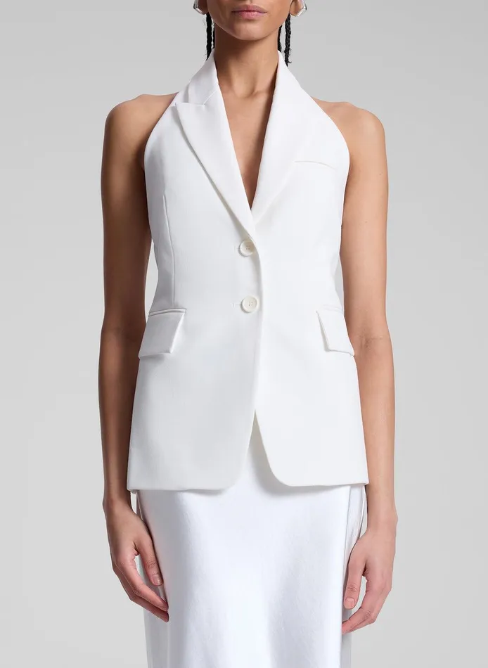 Women Alexa Tailored Vest Daikon ALC Tops