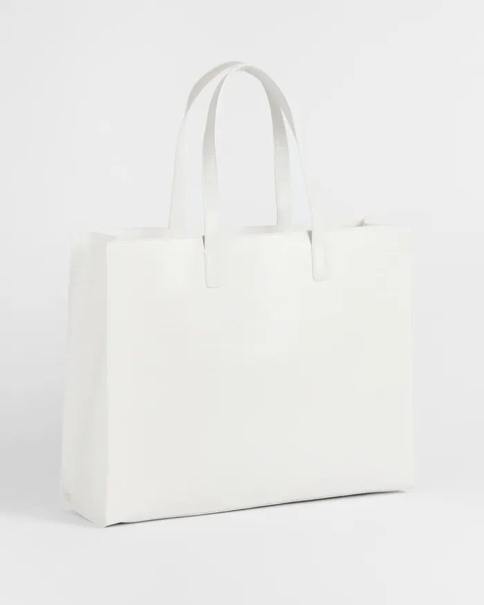 Women ALLICON 8211 Mock Croc Icon Tote Bag Nude Ted Baker Tote Bags