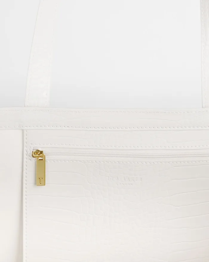 Women ALLICON 8211 Mock Croc Icon Tote Bag Nude Ted Baker Tote Bags Women ALLICON 8211 Mock Croc Icon Tote Bag Nude Ted Baker Tote Bags
