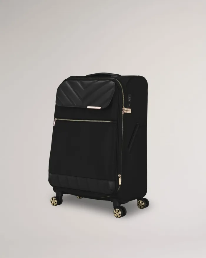 Women ARIIAN 8211 Softside Medium Trolley Case Black Ted Baker Suitcases and Travel Bags Women ARIIAN 8211 Softside Medium Trolley Case Black Ted Baker Suitcases and Travel Bags