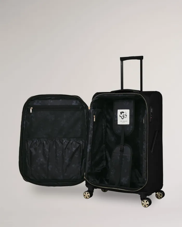 Women ARIIAN 8211 Softside Medium Trolley Case Black Ted Baker Suitcases and Travel Bags Women ARIIAN 8211 Softside Medium Trolley Case Black Ted Baker Suitcases and Travel Bags