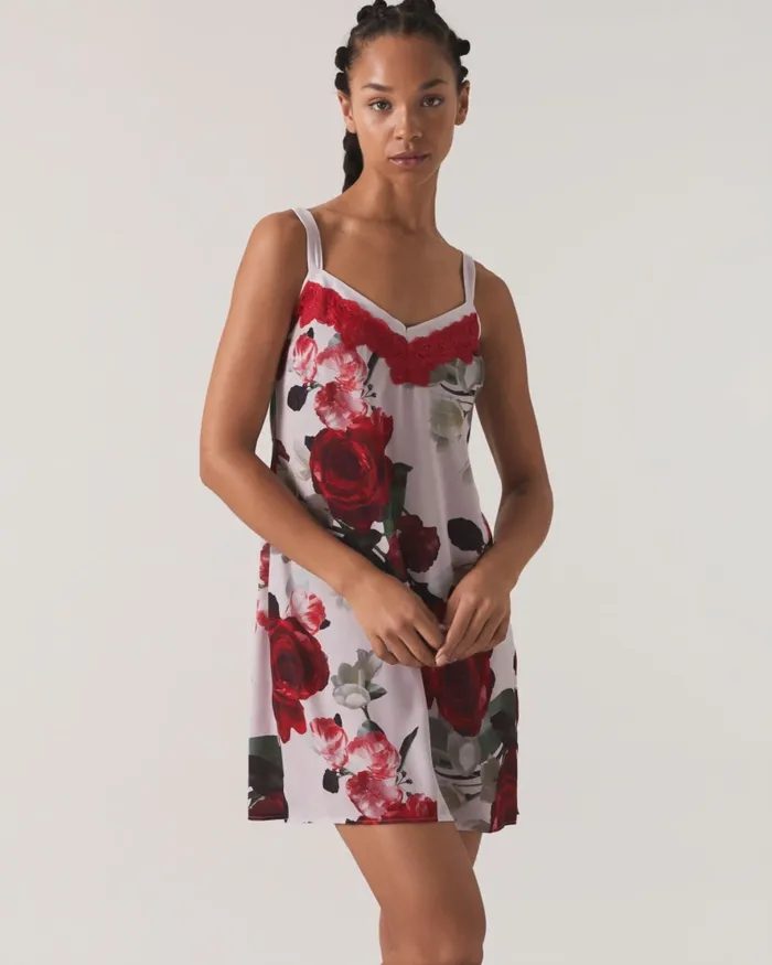 Women ARISSY 8211 Sleeveless Floral Slip Night Dress Pale Pink Ted Baker Lingerie and Pyjamas Women ARISSY 8211 Sleeveless Floral Slip Night Dress Pale Pink Ted Baker Lingerie and Pyjamas