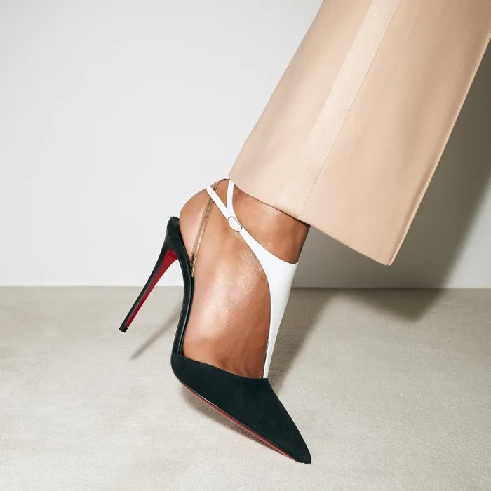 Women Athina Pump 100 Mm Pumps 8211 Nappa Leather And Suede 8211 Black Christian Louboutin Pumps Women Athina Pump 100 Mm Pumps 8211 Nappa Leather And Suede 8211 Black Christian Louboutin Pumps