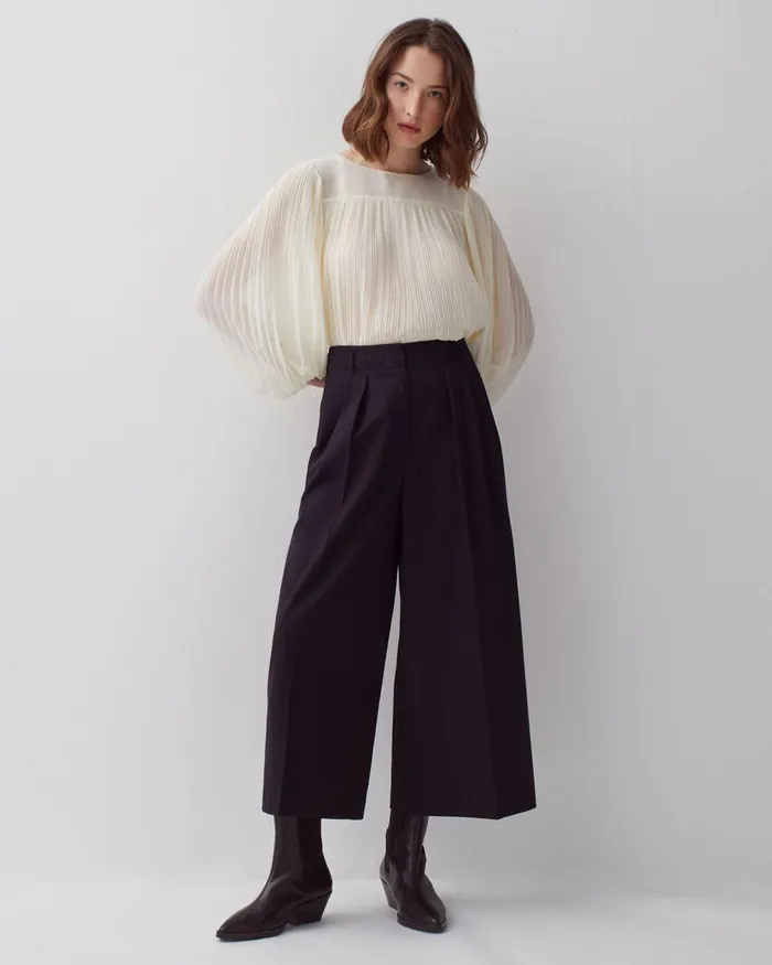 Women Babeth 8211 Culottes Black Beauty Comptoir Des Cotonniers Trousers