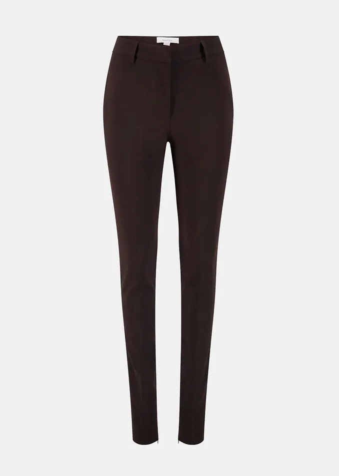 Women Beaufille Vernet Trousers 8211 Umber The Frankie Shop Bottoms
