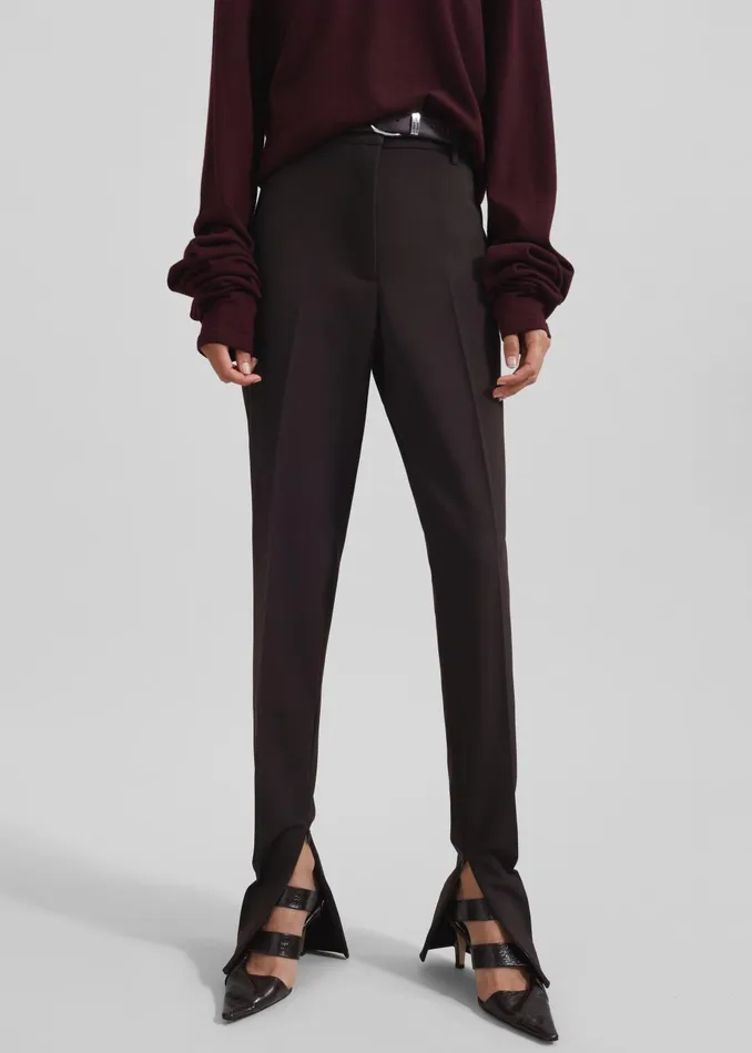 Women Beaufille Vernet Trousers 8211 Umber The Frankie Shop Bottoms