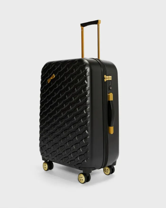 Women BELLLL 8211 Bow Detail Medium Trolley Suitcase Black Ted Baker Suitcases and Travel Bags Women BELLLL 8211 Bow Detail Medium Trolley Suitcase Black Ted Baker Suitcases and Travel Bags