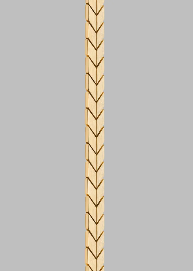 Women Bevza Flat Spikelet Choker 8211 Gold The Frankie Shop