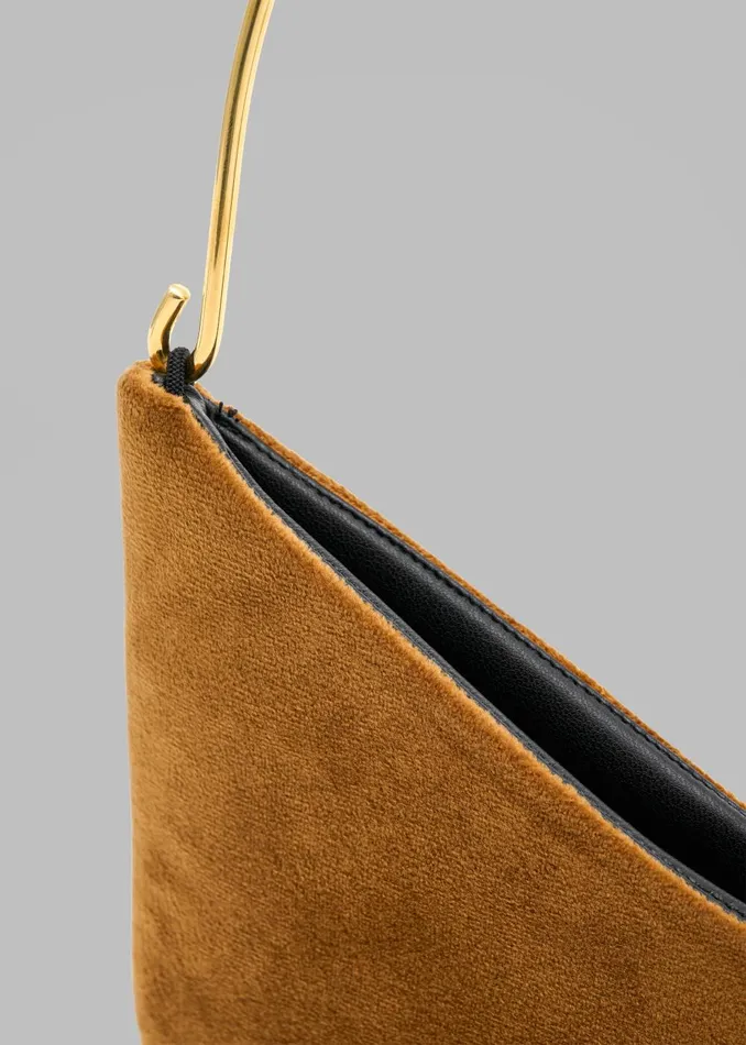 Women Bevza Grain Clutch 8211 Mustard The Frankie Shop