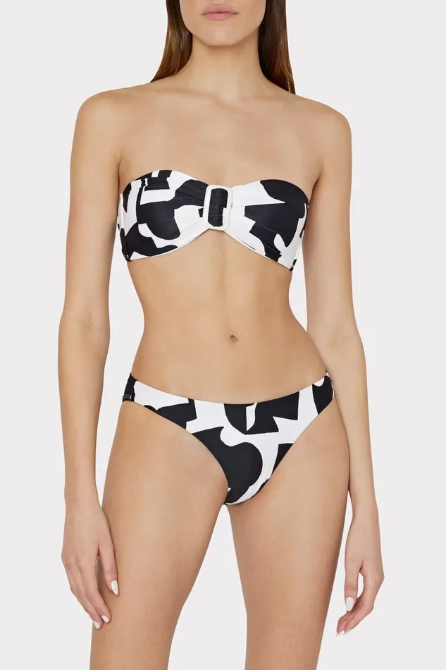 Women Bikinis Milly Margot Bikini Bottom Blackecru