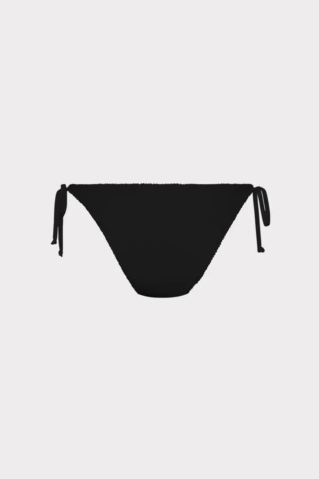 Women Bikinis Milly Textured Bikini Bottom Black Women Bikinis Milly Textured Bikini Bottom Black