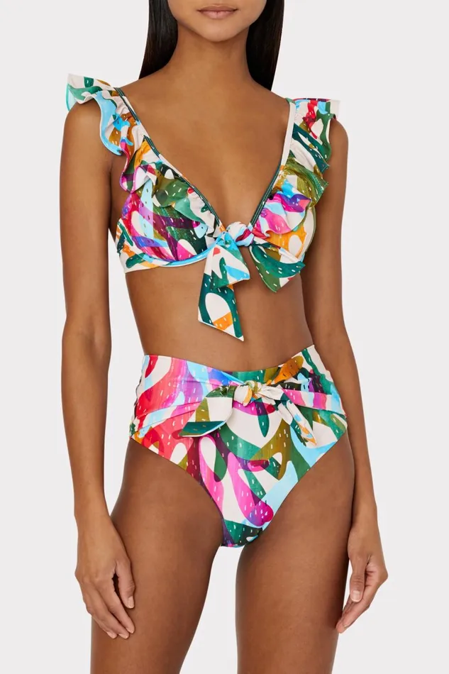 Women Bikinis Milly Under The Sea Tie Bikini Bottom Rainbow Multi Women Bikinis Milly Under The Sea Tie Bikini Bottom Rainbow Multi