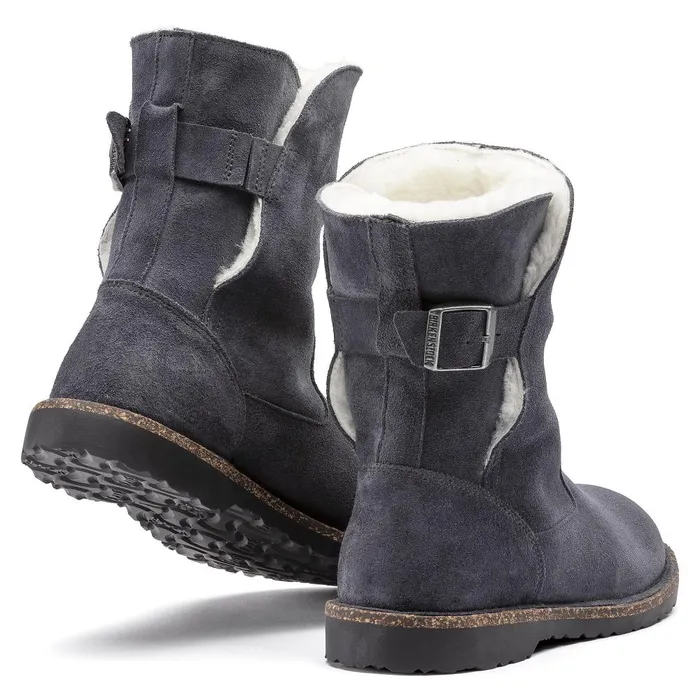 Women Birkenstock Boots Uppsala Shearling Graphite