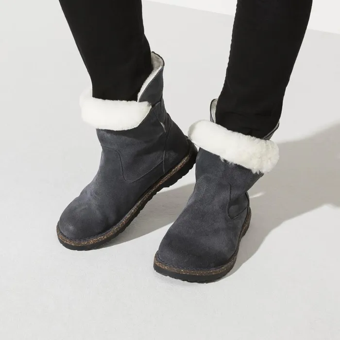 Women Birkenstock Boots Uppsala Shearling Graphite