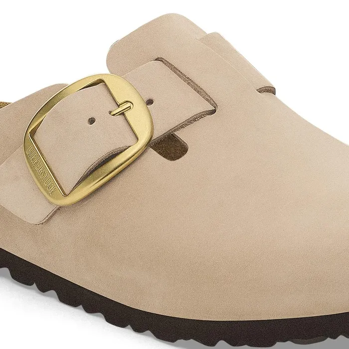 Women Birkenstock Clogs Boston Big Buckle Sandcastle