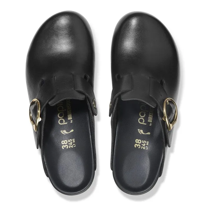 Women Birkenstock Clogs Fanny RingBuckle Blackblack