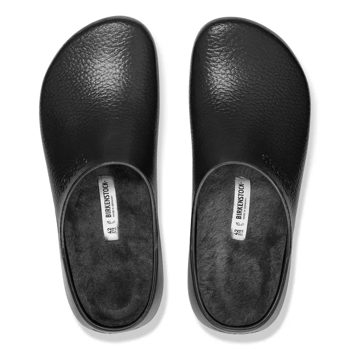 Women Birkenstock Clogs SuperBirki Shearling Jet Black