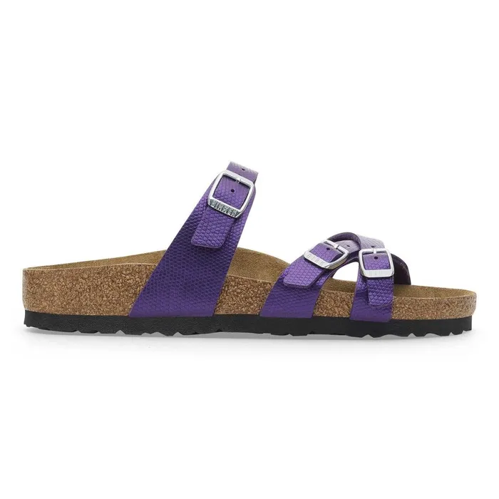Women Birkenstock MultiStrap Franca Shiny Acai