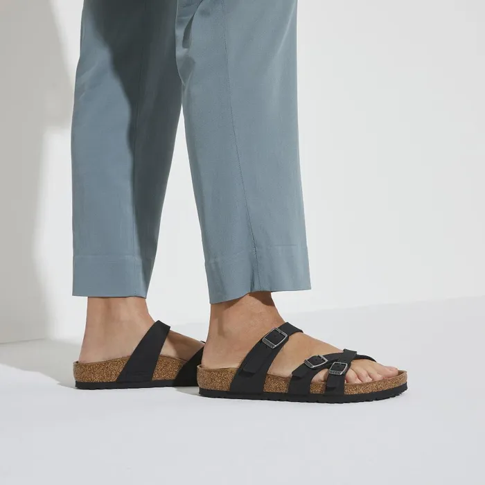 Women Birkenstock MultiStrap Franca Vegan Black