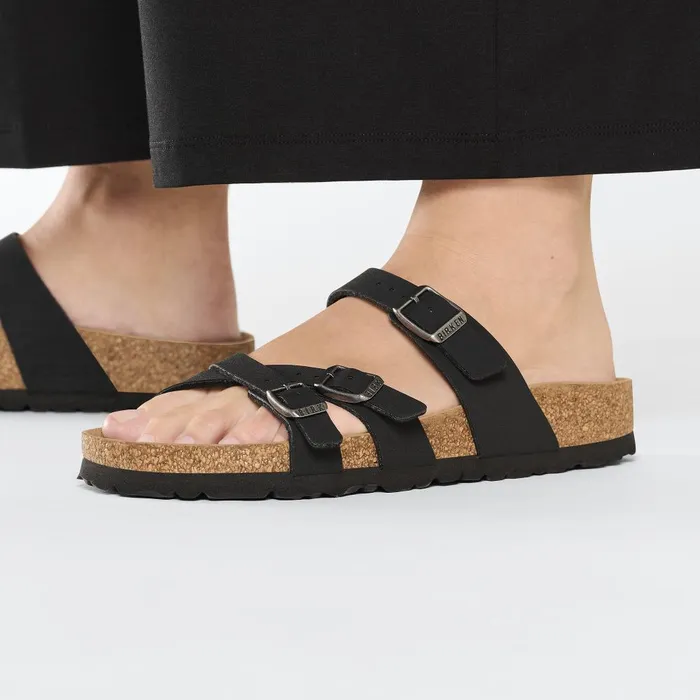 Women Birkenstock MultiStrap Franca Vegan Black