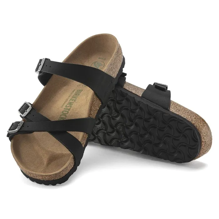 Women Birkenstock MultiStrap Franca Vegan Black