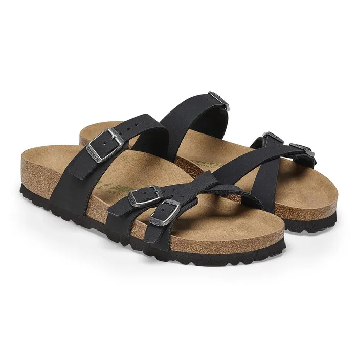 Women Birkenstock MultiStrap Franca Vegan Black